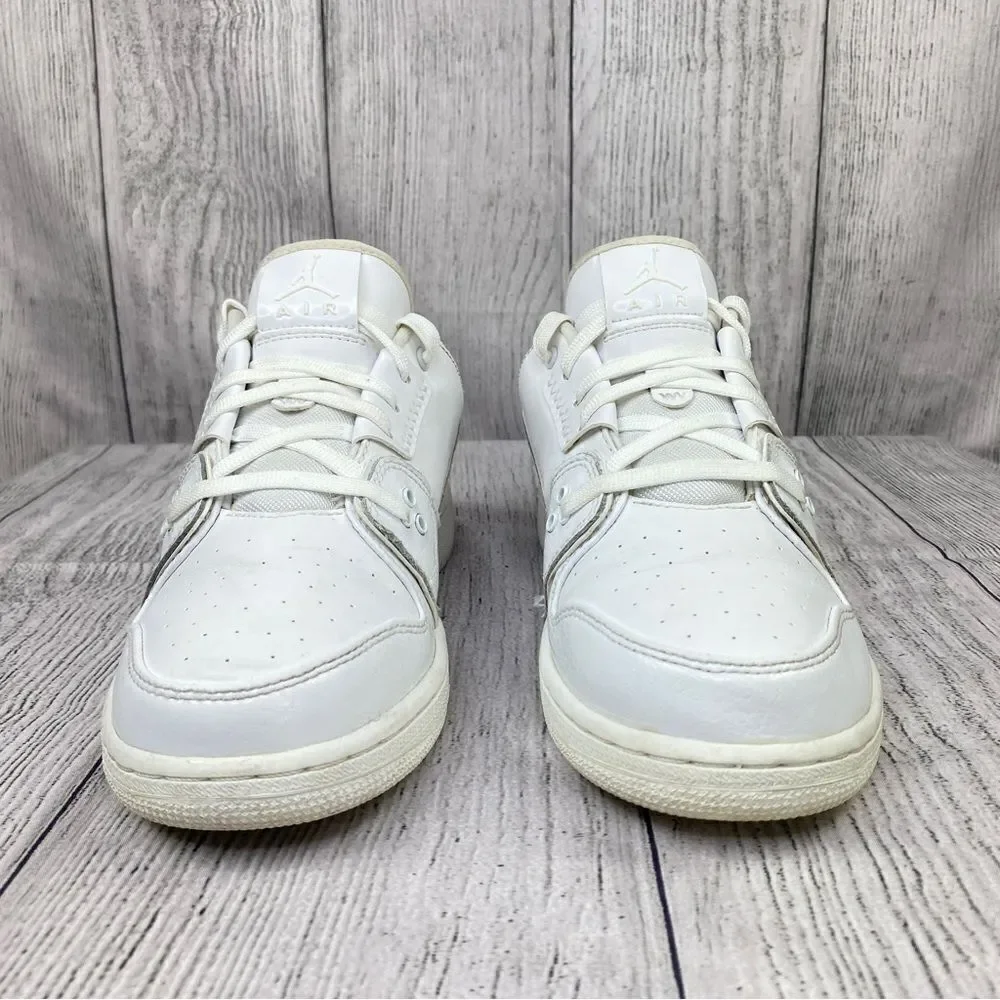 Nike Youth‎ Jordan 1 Flight 2 Low Sneakers White Girls 7Y 654952-100